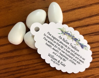 Lavender Flower Jordan Almond TAGS ONLY #760Lav