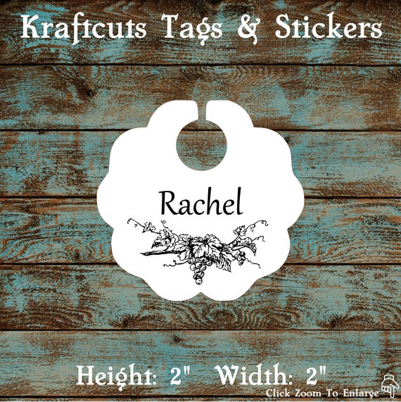 Personalized Wine Charms - Grapevine Wine Glass Charms #603 FREE SHIPPING!