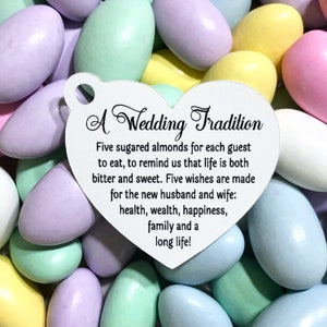 Jordan Almond Favor TAGS ONLY 825 image 2