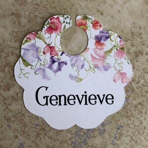 Wine Glass Charm Tags, Place Cards, Escort Cards, 25 Tags, 606X image 5