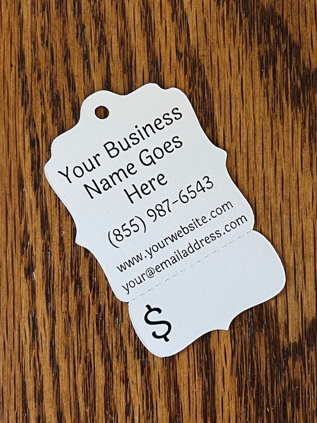 Custom Price Tags for Crafters, Perforated, Tear off Price Tags 602X Etsy