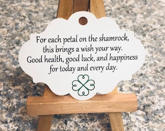 Irish Blessing Favor Tags #605