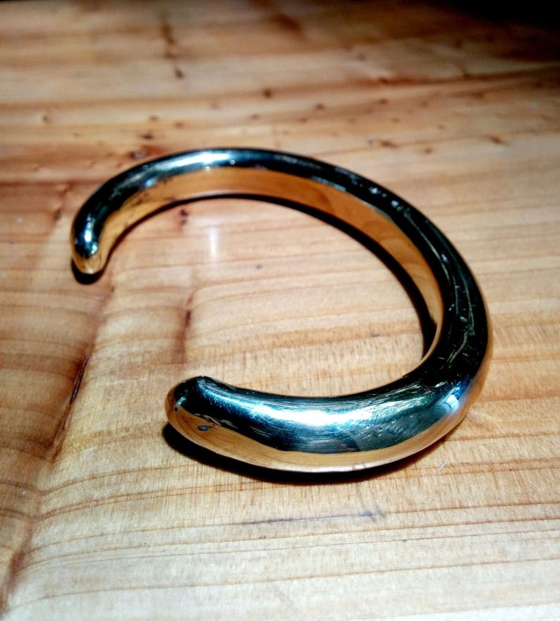 Wide Bronze Cuff Bracelet. 6.5mm X 11mm Thick and Wide. Solid. Etsy