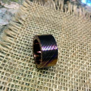 Timascus Ring Band.  Choice of Thickness.