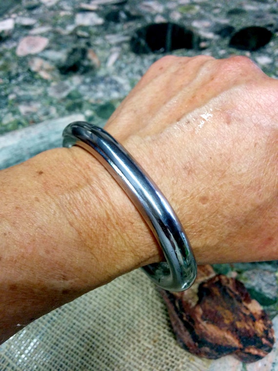 10mm Titanium Cuff Bracelet. Grade 5. Etsy Denmark