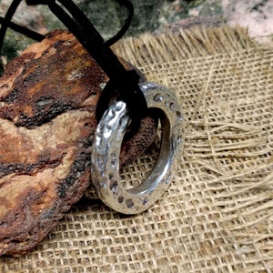 Heavy Round 0.999 Fine Silver Pendant.  41 X 45 mm Round.  6.5 mm Thickness. 0.999 Silver.