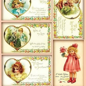 Abiti vintage - Bambina - Carta decorativa per decoupage - per mobili - Opzioni di grandi dimensioni [Colorata]