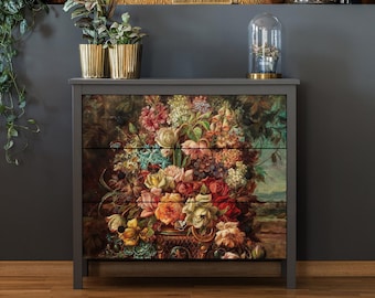 Flowers - Roses  - Large Decoupage Paper - Rice Paper for Decoupage