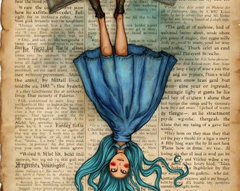 Fairytale Alice - Groot decoupagepapier voor meubels - 6 formaatopties - We're All Mad Here
