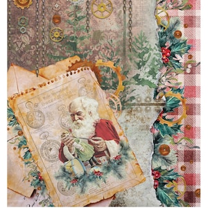 Large Decoupage Paper - Christmas Collection - 6 Size Options