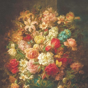 Fiori stupendi - Rose - Carta da decoupage grande per mobili - Carta di riso per decoupage