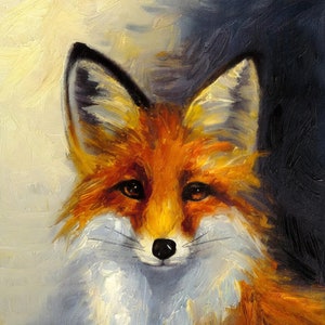 Fox - Carta Decoupage Grande per Mobili - Carta di Riso - Carta Decoupage