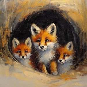 Fox - groot decoupagepapier voor meubels - rijstpapier - decoupagepapier