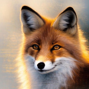 Fox - Carta Decoupage Grande per Mobili - Carta di Riso - Carta Decoupage