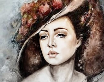 Papel para Decoupage - Decoupage para Móveis - Papel de Arroz Tamanho Grande - Retrato