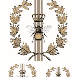 Easy Furniture Transfer - Decor Transfer - Furniture Upcycling - Floral Transfer - Queen Bee