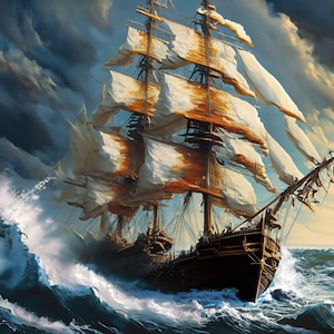 Sailing Ships - Large Decoupage Paper - Decoupage Art - Rice Paper for Decoupage - Decoupage for Furniture - Sea