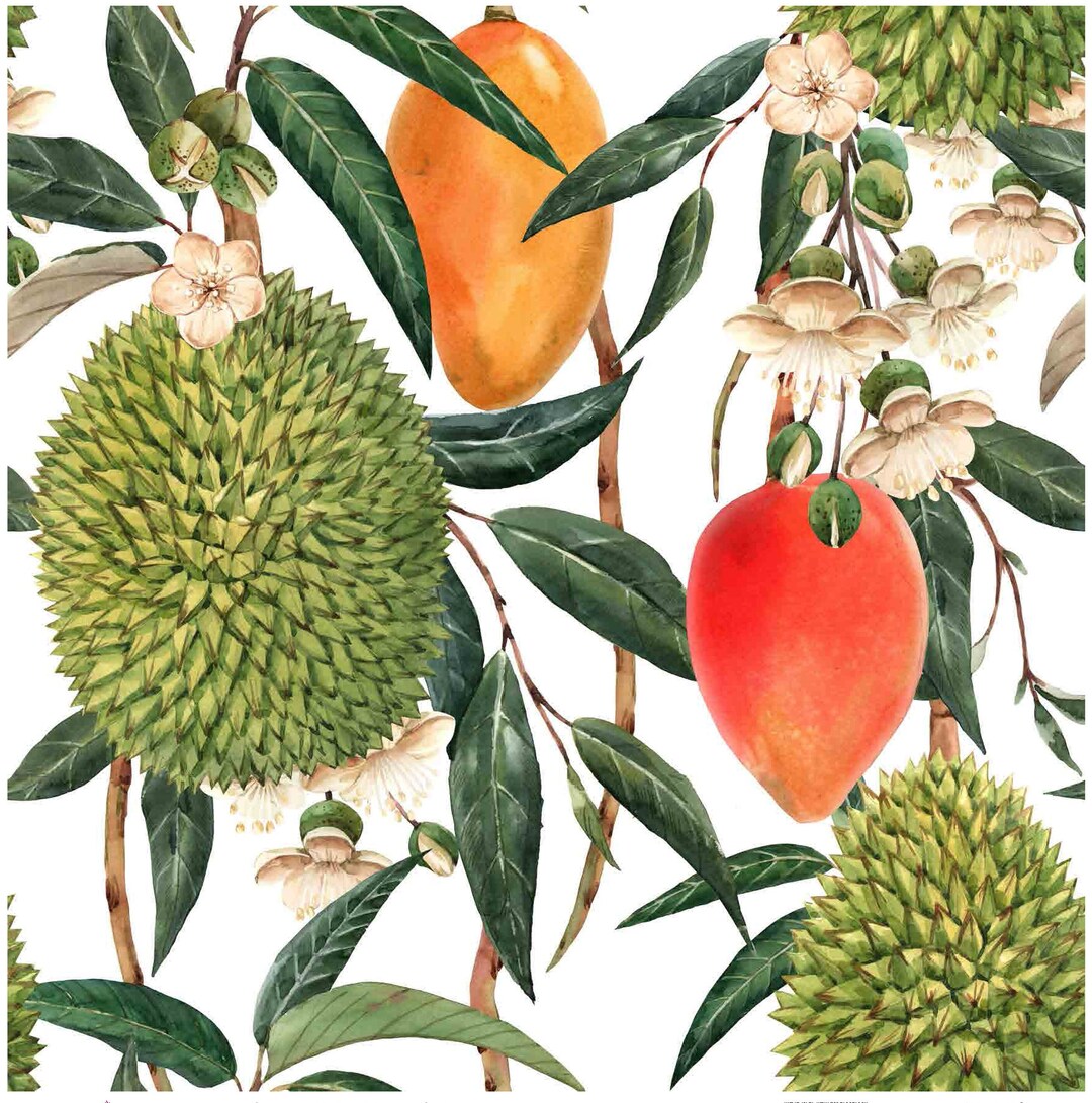 Tropical Decoupage Paper for Furniture Rice Paper Etsy