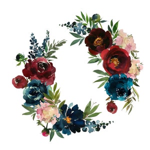 Papier ryżowy z motywem akwareli i kwiatów - Papier do decoupage'u w stylu vintage do mebli - Duże kwiaty - Okrągłe kolorowe kwiaty