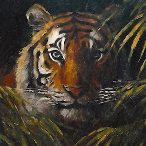 Tigre - Papel de decoupage grande para muebles - Papel de arroz - Papel de decoupage - Jungla