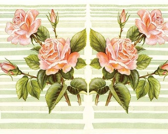 Papel De Arroz Decoupage Flores Floral Vintage Craft Hoja Scrapbooking 013