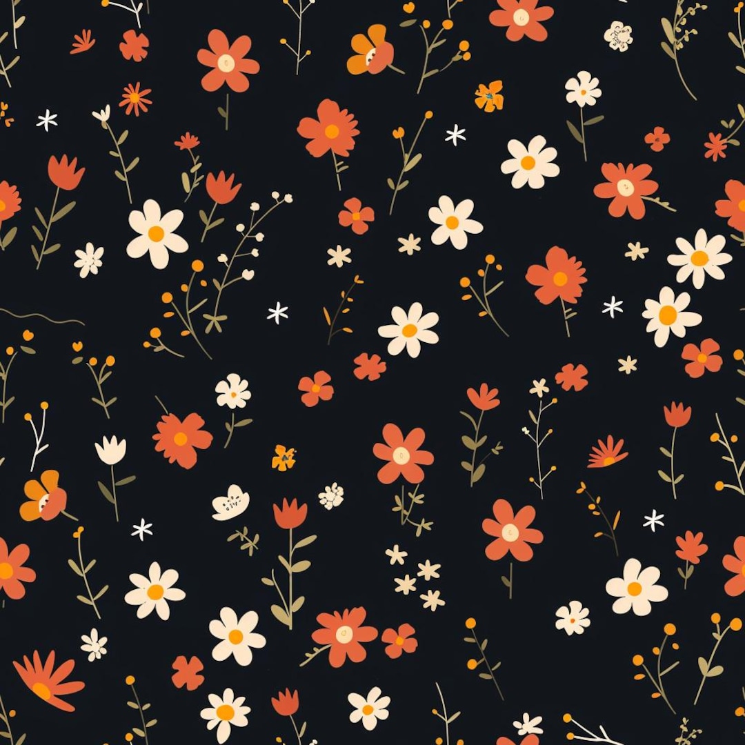 Paper Repeating Pattern Decoupage Paper - Repeating Pattern - Floral Decorative Paper - 6 Size ...