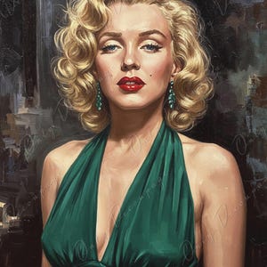 Large Decoupage Paper - 7 Size Options - Marilyn Series - Rice Paper for Furniture