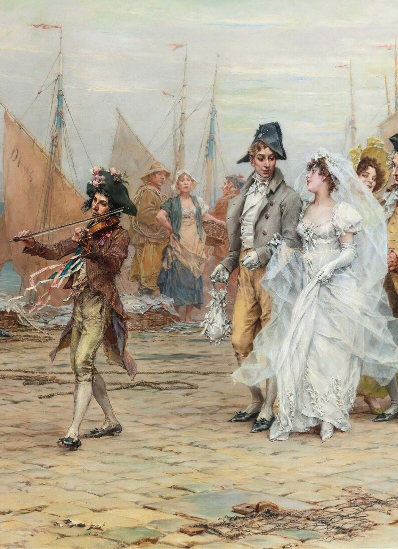 Bride & Groom - Decoupage Paper for Furniture - Vintage Decoupage ...