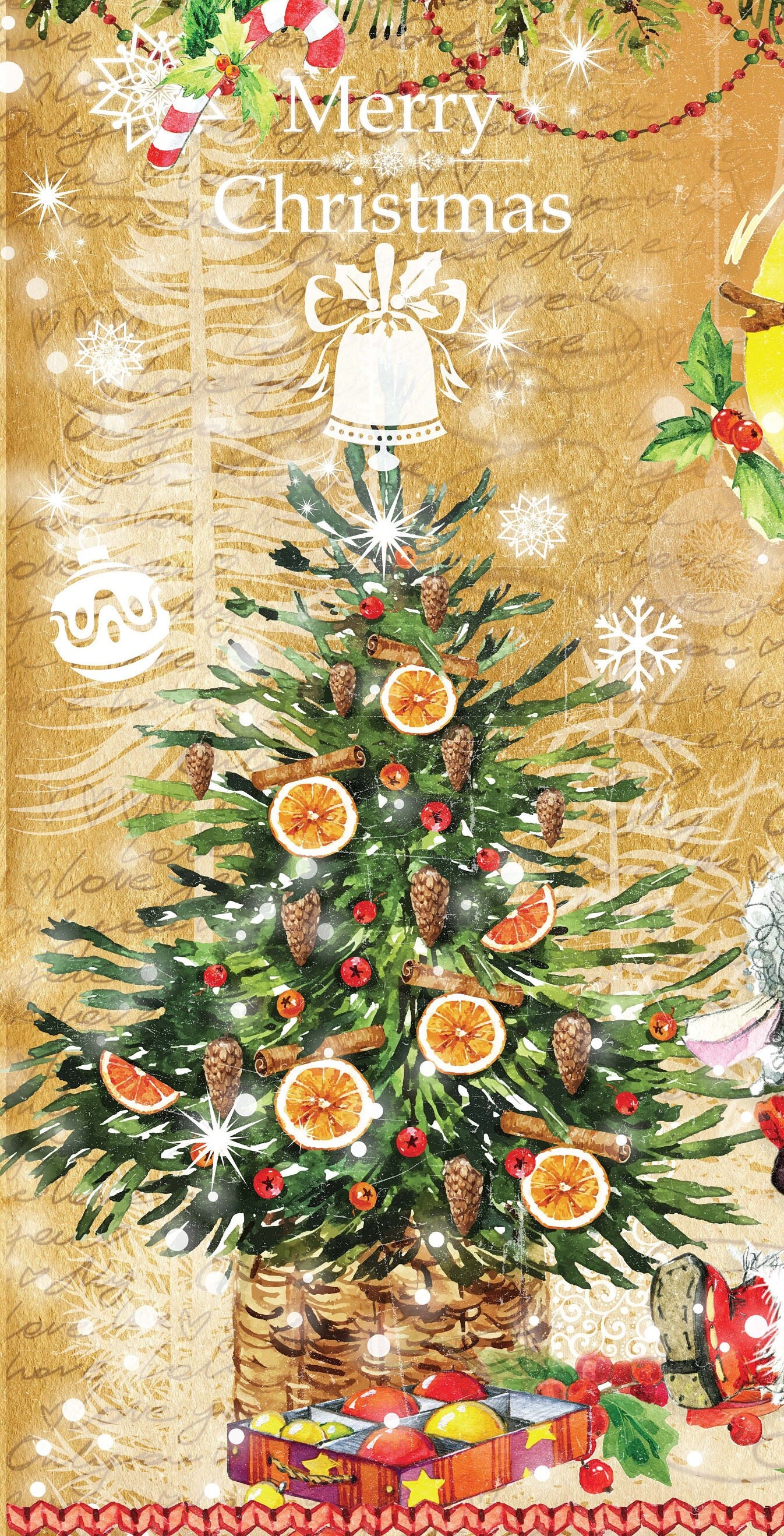 Carta Di Riso Alberi Di Natale - Fogli Decoupage 29.2x40.6cm Per Lavoretti Carta Di Riso Alberi Natale Decoupage Craft 36gsm - 12