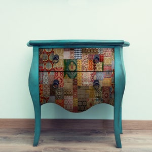 Large Rice Paper for Decoupage - Furniture Decoupage - Vintage Decoupage - Decoupage Paper - Traditional Ottoman Rug Pattern