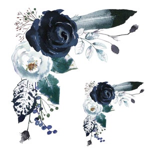 Carta di riso floreale ad acquerello - Carta per decoupage vintage per mobili - Carta per decoupage con fiori grandi - Progetti fai da te - Alta qualità