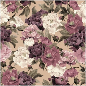 Fiori - Rose - Carta da Decoupage Grande per Mobili - Carta da Artigianato Floreale - Carta da Regalo - Carta Velina - Carta da Imballaggio Stampata