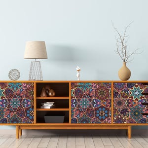 Grande Decoupage per Mobili - Carta di Riso - Decoupage Vintage - Carta Decoupage Floreale - Autentico Motivo Mandala