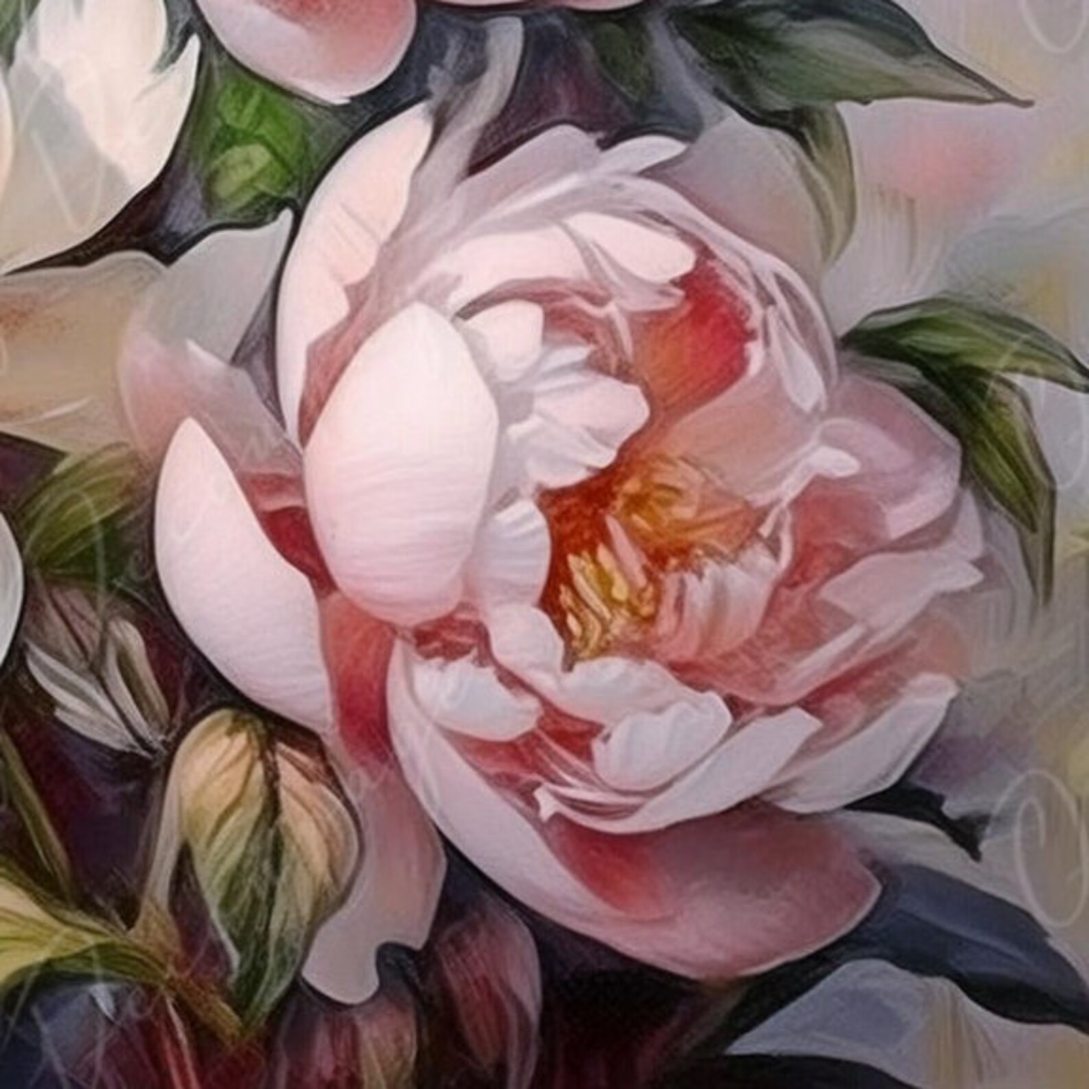 Peony Rice Paper Pink Peonies Decoupage Paper - Large Floral Rice Paper - Etsy