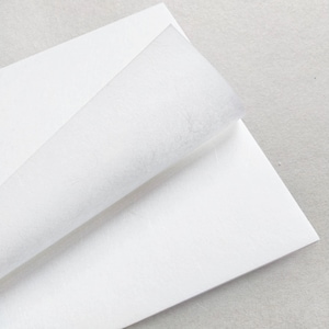 Large Size Plain Rice Paper - 12 Size Options - Blank Decoupage Paper - 5 Sheets