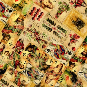 Carte - Large Rice Paper for Decoupage - Furniture Decoupage - Vintage Decoupage - Decoupage Paper