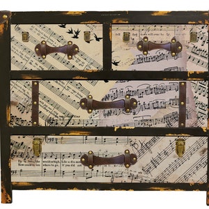 Carta da Decoupage Grande - Arte del Decoupage - Carta di Riso per Decoupage - Trasferimenti per Decoupage - Decoupage Vintage - Note Musicali