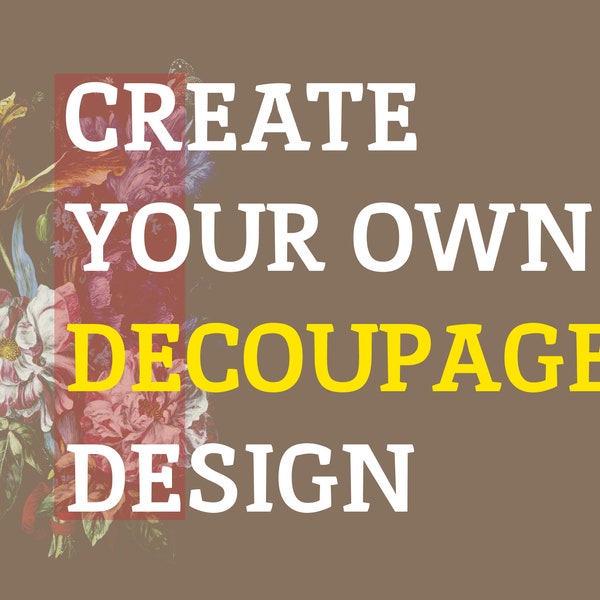 Custom Decoupage Paper – Resized for Your Project – Personalized Large Rice Paper – Furniture Upcycling