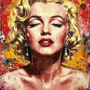 Large Decoupage Paper - 7 Size Options - Marilyn Series - Rice Paper for Furniture