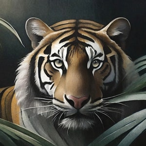 Tigre - Papel de decoupage grande para muebles - Papel de arroz - Papel de decoupage - Jungla