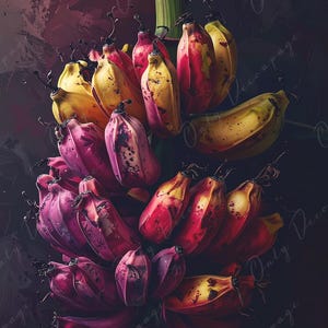 Banane - Grand papier de découpage pour meubles - 7 formats disponibles - Clair-obscur