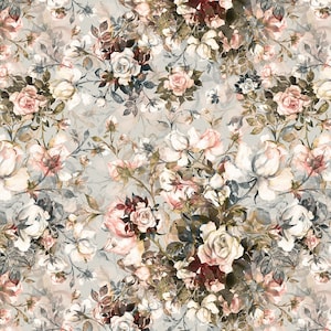 Large Decoupage for Furniture - Rice Paper - Vintage Decoupage - Floral Decoupage Paper - Spring Flowers