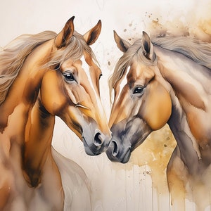 Carta Decoupage Grande per Mobili - Cavallo - Carta di Riso - Carta Decoupage - Vita Selvaggia
