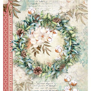 Christmas Collection - Large Decoupage Paper - 6 Size Options - Vintage Decoupage