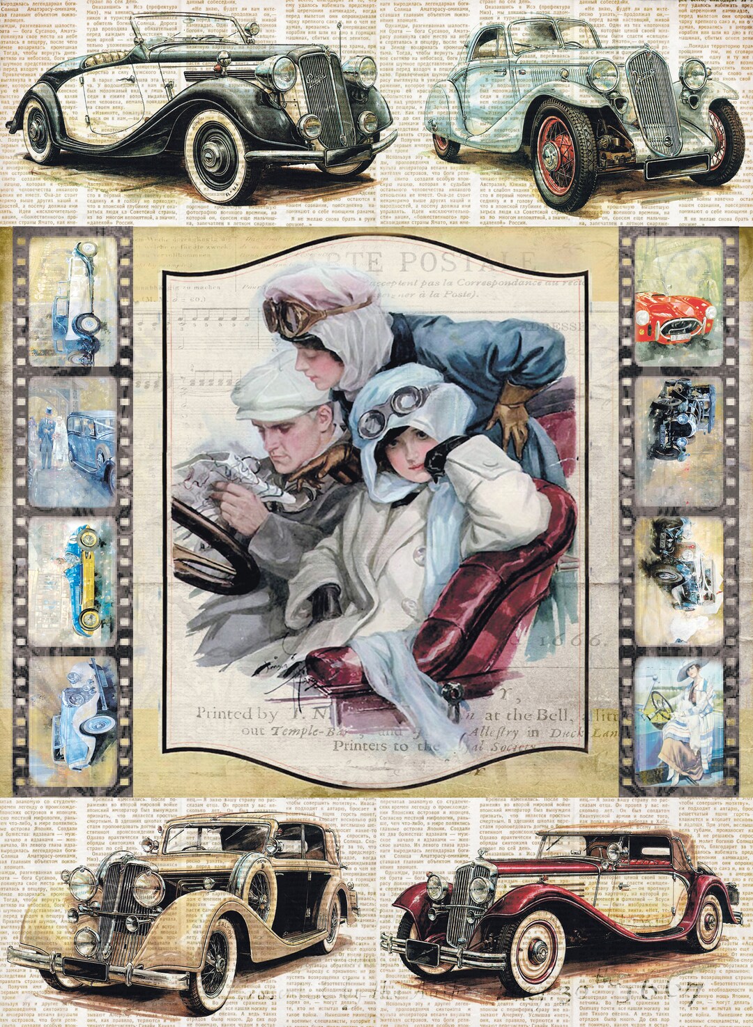 Large Decoupage Paper - Decoupage Art - Rice Paper for Decoupage ...