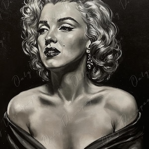 Large Decoupage Paper - 7 Size Options - Marilyn Series - Rice Paper for Furniture