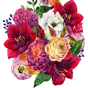 Easy Furniture Transfer - Decor Transfer - Furniture Upcycling - Floral Transfer - Peonies