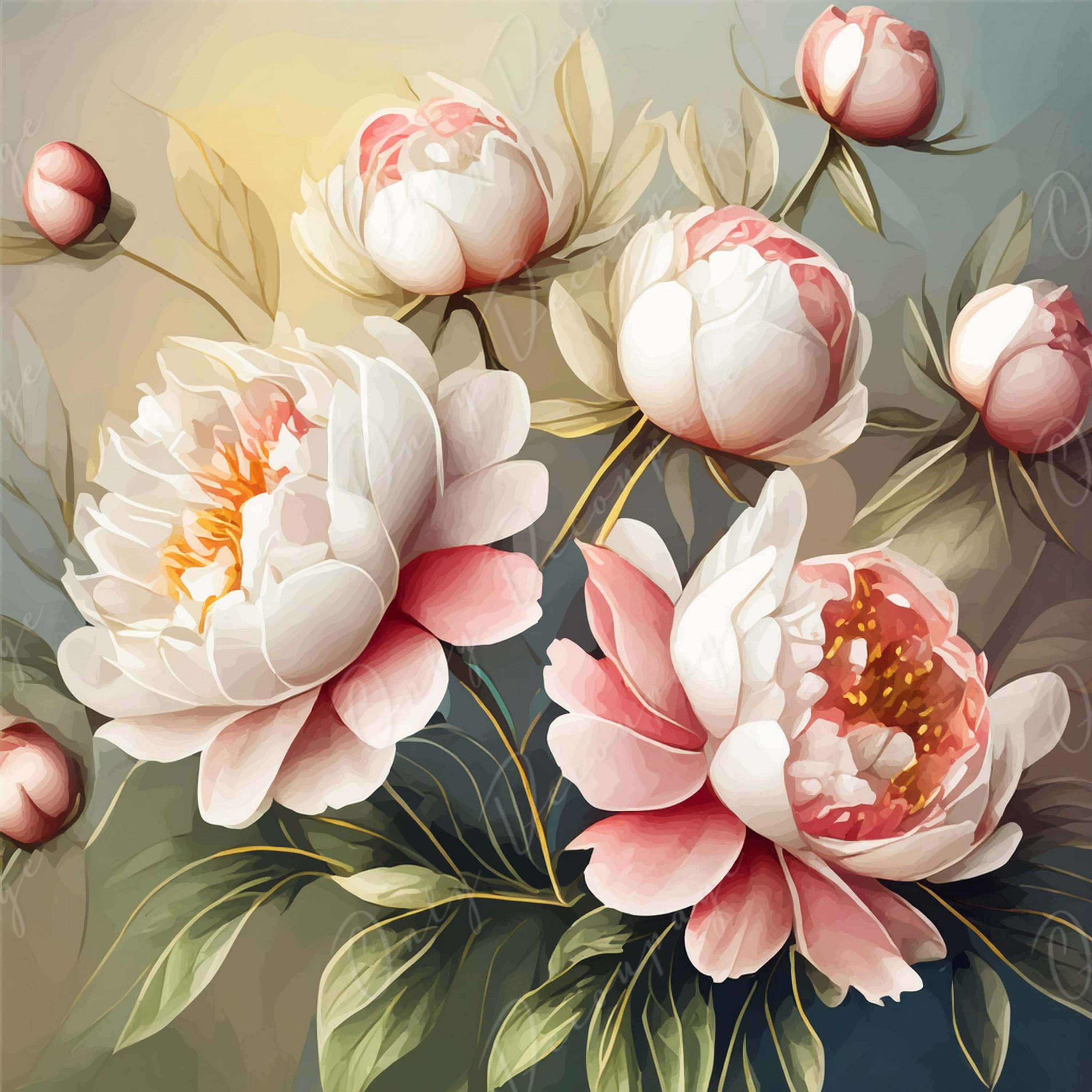 Carta Di Riso Per Decoupage - Peonie, 29,2x40,6 Cm, Per Mobili, Crafts E Fai Da Te - Foto 5