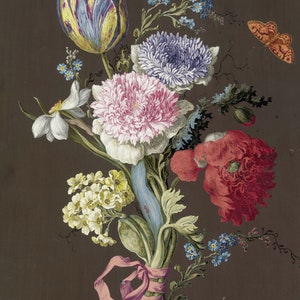 Floral & Butterfly Decoupage Paper for Furniture - Rice Paper for Decoupage - Camation