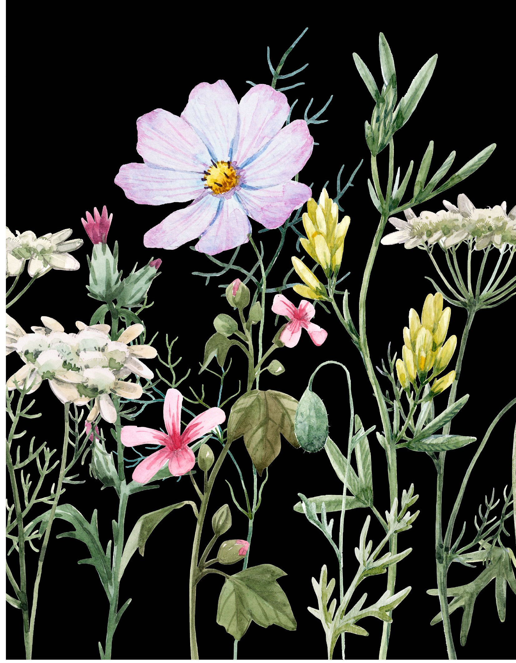 Spring Flowers - Decoupage Paper for Furniture - Floral Craft Paper ...
